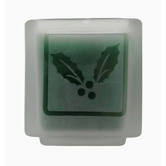 Home For The Holidays Green Red Candle Votives Tray Christmas Home Decor - Picture 8 of 10